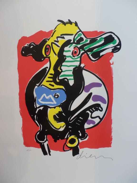 PETER DIEM  Grote Zeefdruk  DESIGNERS COVV  RED kopen? Bied vanaf 45!