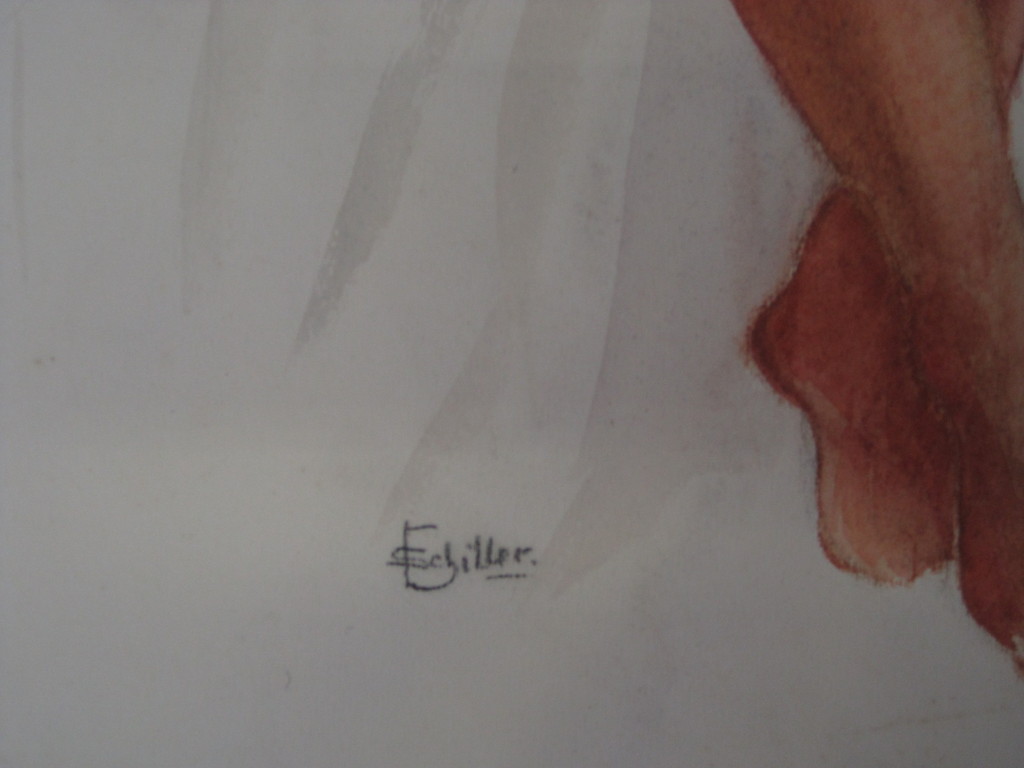 Fraaie ca. 1940 Aquarel Frits Schiller 1886-1971 "vrouwelijk naakt" gesigneerd kopen? Bied vanaf 1!
