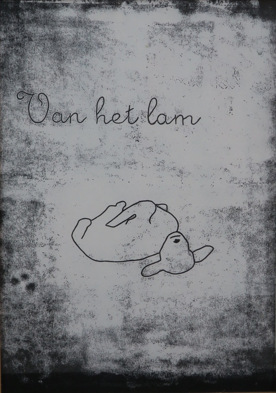 Martijn Grootendorst: Gemengde techniek, Van het lam -Ingelijst kopen? Bied vanaf 35!