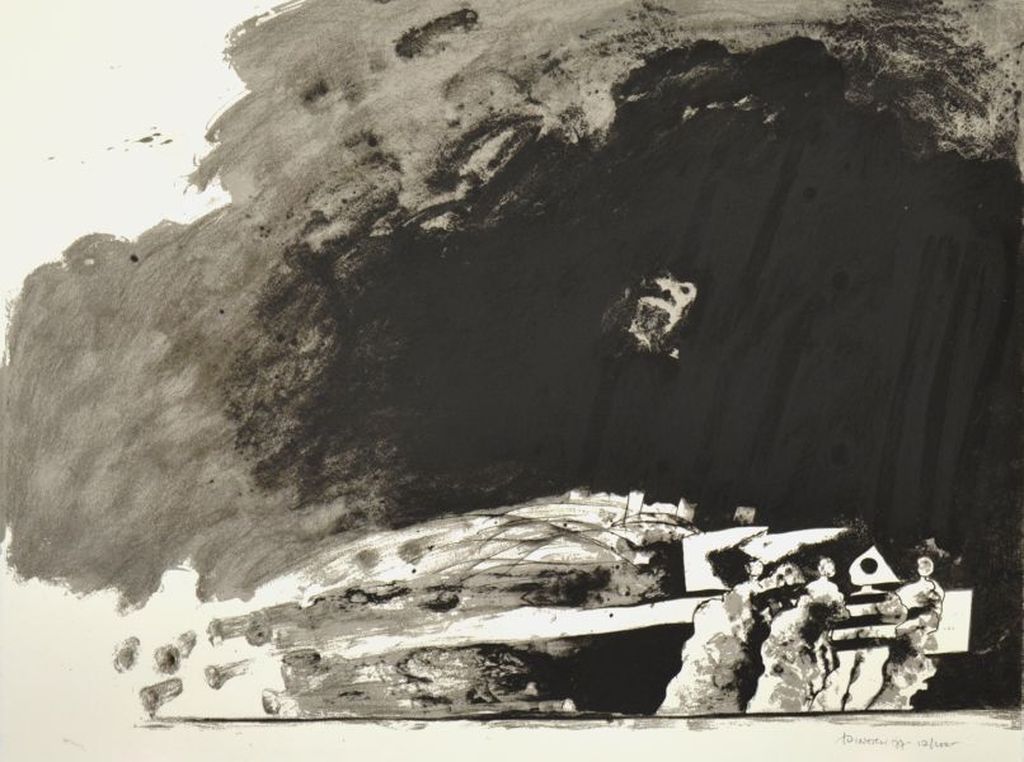 Jef Diederen: Litho, zonder titel (1977) kopen? Bied vanaf 1!