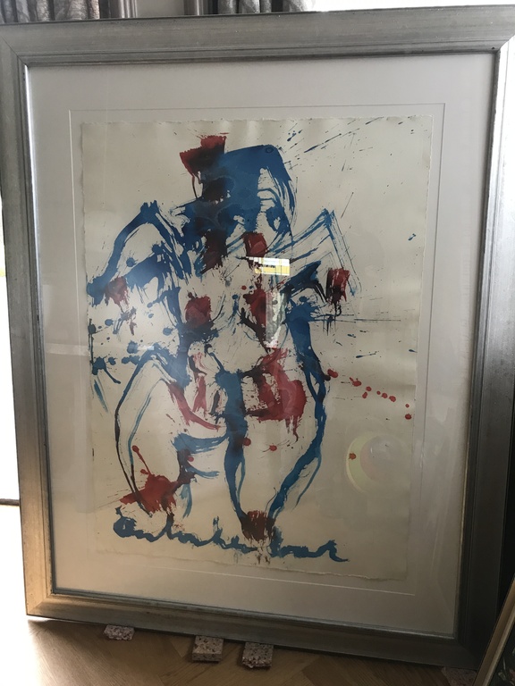 Anton HEYBOER - groot origineel schilderij -VROUW kopen? Bied vanaf 1000!