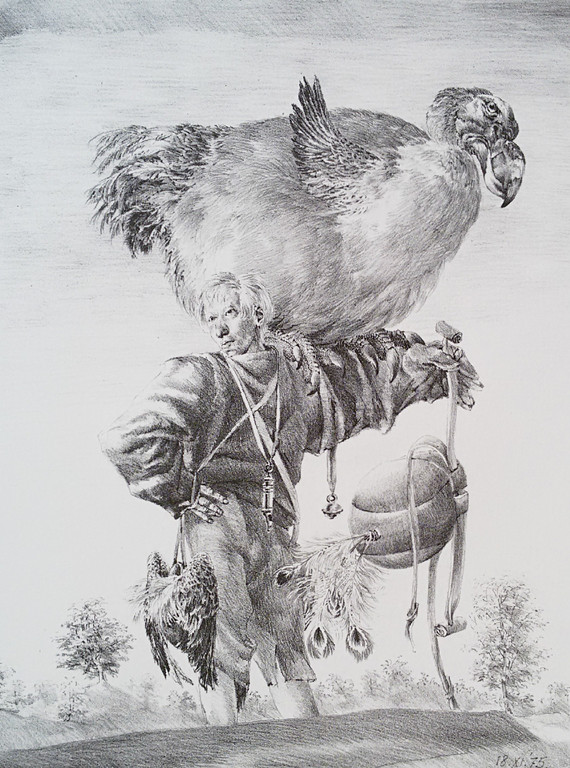 Peter Vos - Dodo, litho verkocht voor € 331!