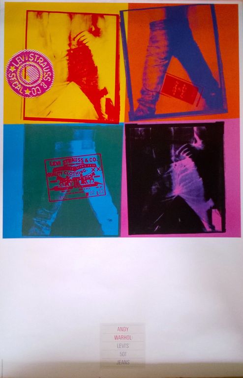 Andy Warhol Levi's 501 ZEER ZELDZAAM verkocht voor € 175!