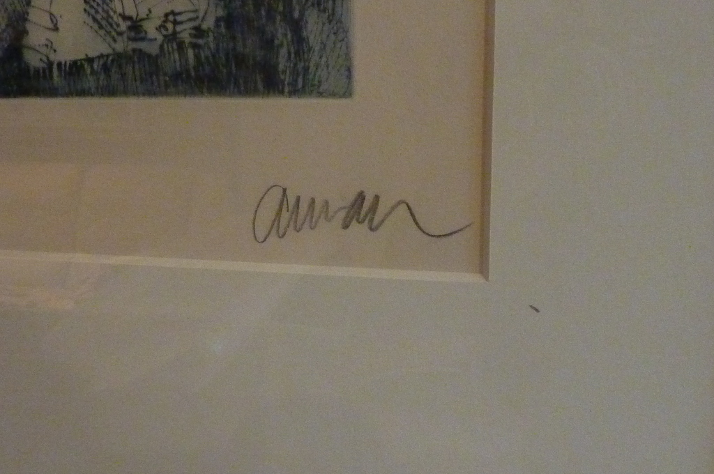 Arman - 'Les telephones' - ets - 1973 - ingelijst kopen? Bied vanaf 295!