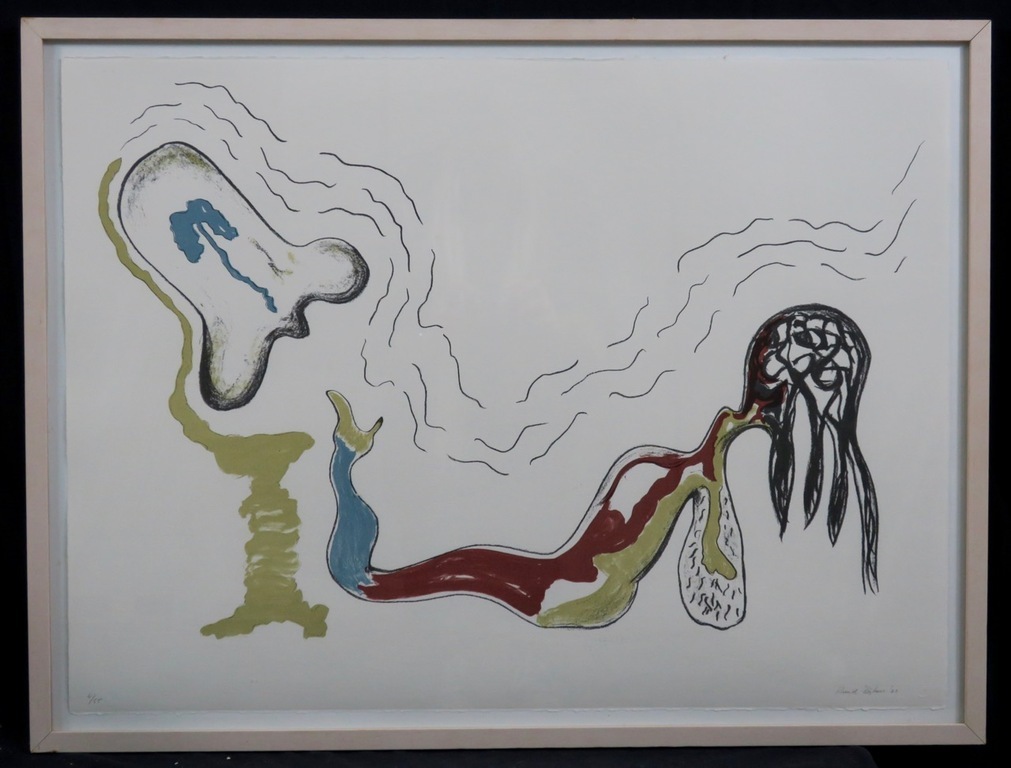 Ruud Dijkers: Litho, Zonder titel - Ingelijst kopen? Bied vanaf 1!