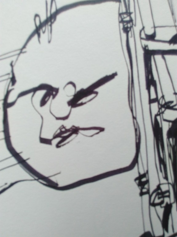 Herman Brood originele tekening uit 1990 + lijst kopen? Bied vanaf 160!