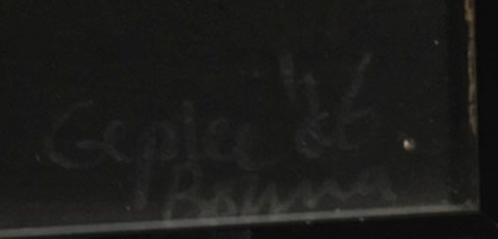 Gepke Bouma: Gemengde techniek op board, Desolate landscape I - Ingelijst kopen? Bied vanaf 80!