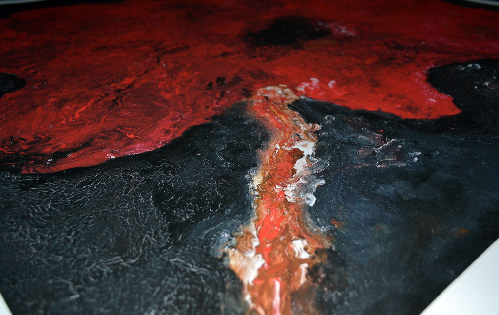 Armando, "bloem", zeer groot giclee op canvas - gesigneerd - oplage 25 - 2014 kopen? Bied vanaf 1!