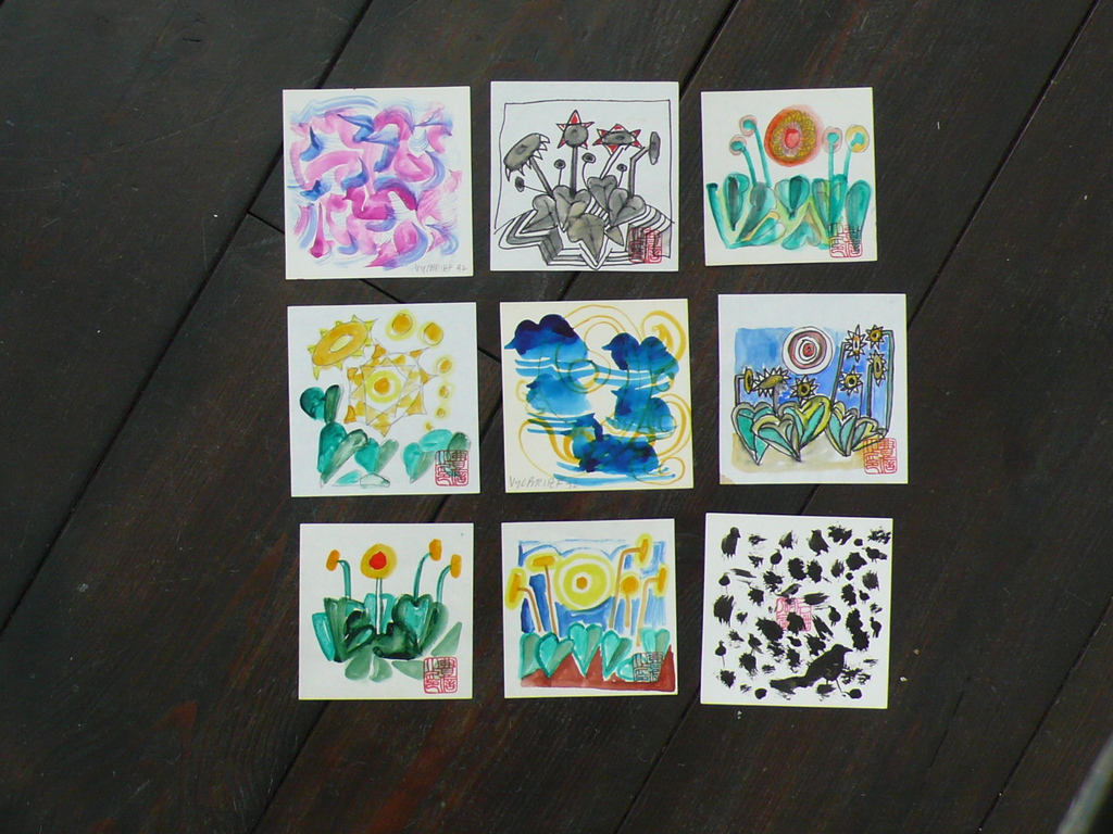 9 werken op papier ERNST VIJLBRIEF kopen? Bied vanaf 90!