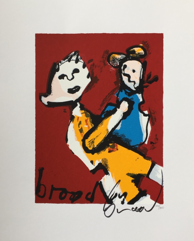 Herman Brood - Originele hand gesigneerde zeefdruk - Moeder met kind kopen? Bied vanaf 1!