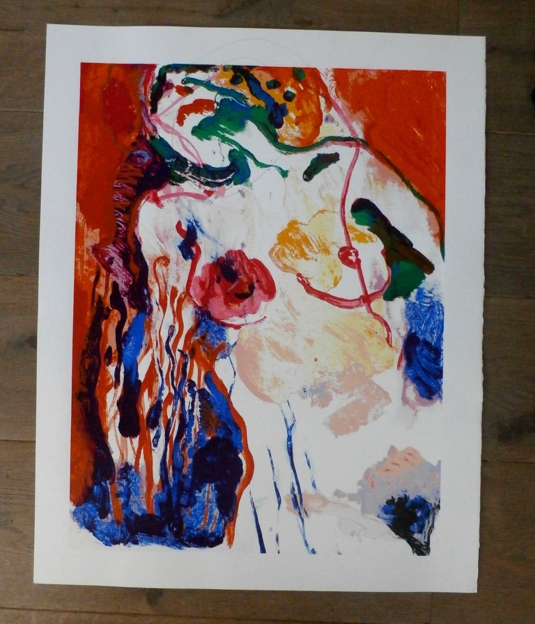 Kees van Bohemen - Zeefdruk - Naakt kopen? Bied vanaf 75!