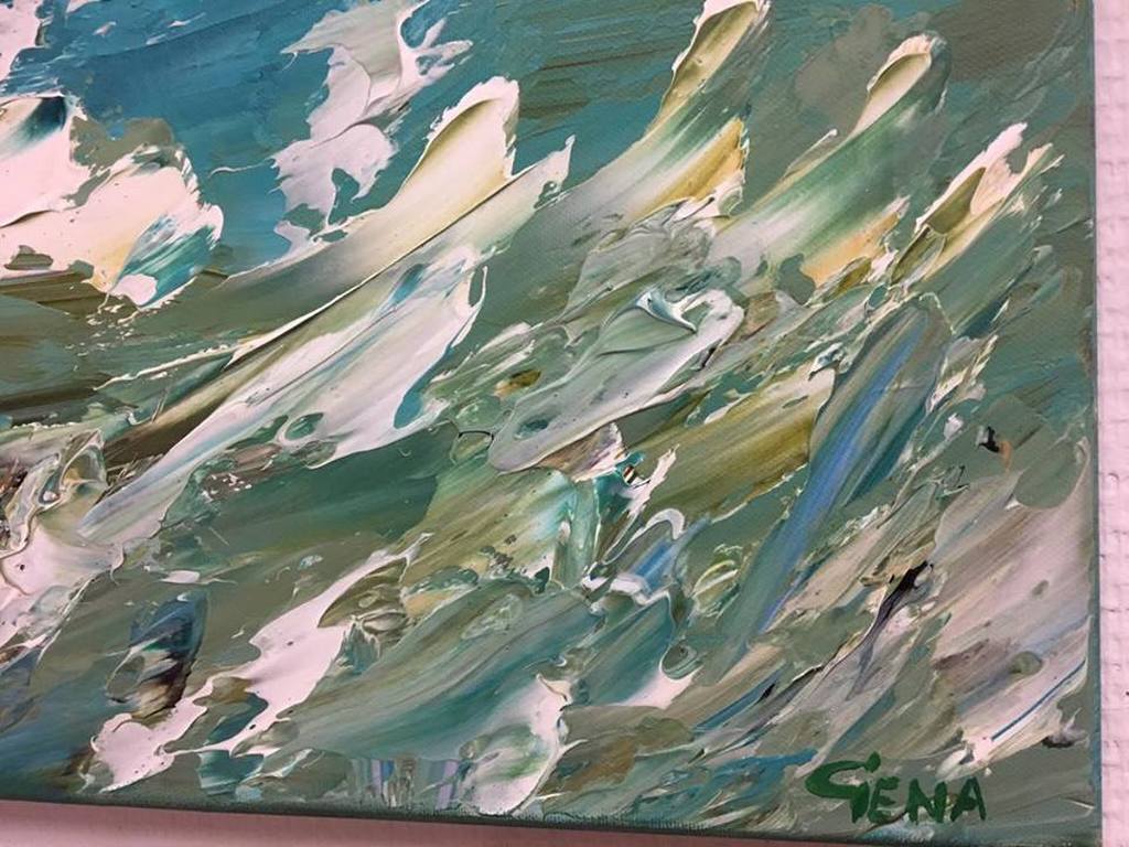 Gena -rough sea - 2015 - Acrylverf op doek kopen? Bied vanaf 100!