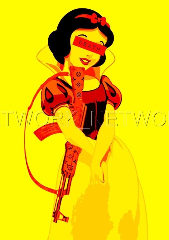 Large Print Painting "Snow AK Y" Signed Numbered A/P or 1 to 100 with COA kopen? Bied vanaf 1!