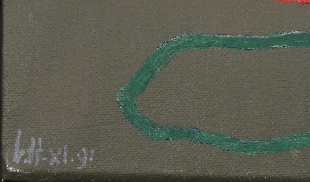 Jan van Holthe: Olieverf op doek, Rond Blue kopen? Bied vanaf 1!