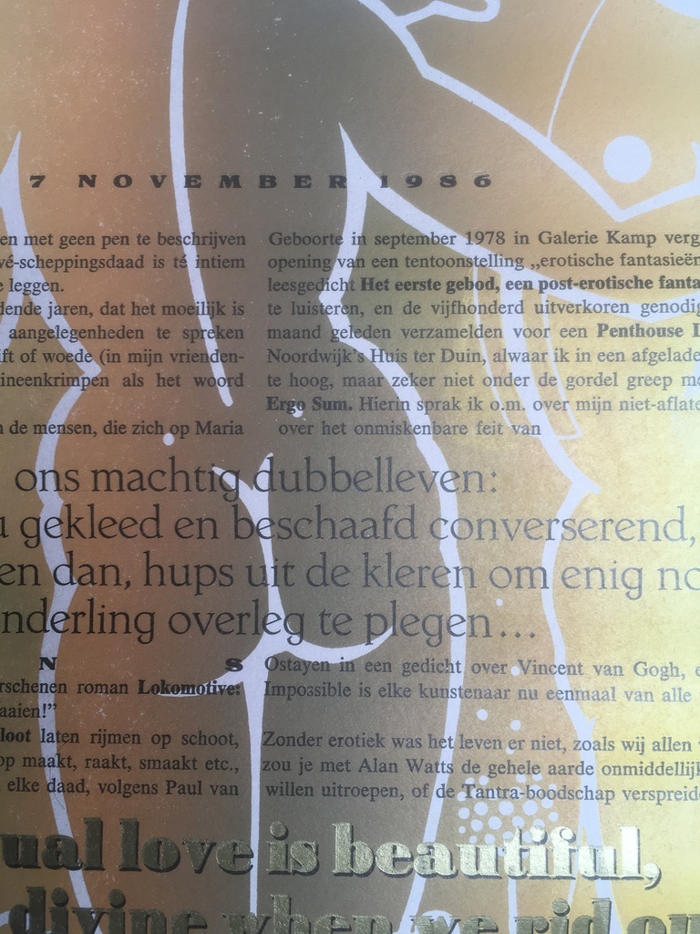 Simon Vinkenoog: Kleurenlitho, Openingsspeech De 3 Gratiën. kopen? Bied vanaf 1!