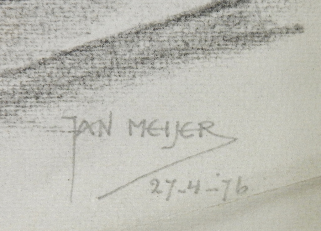 Jan Meijer (1900-1986) - Vrouwelijk naakt, 1976 kopen? Bied vanaf 1!