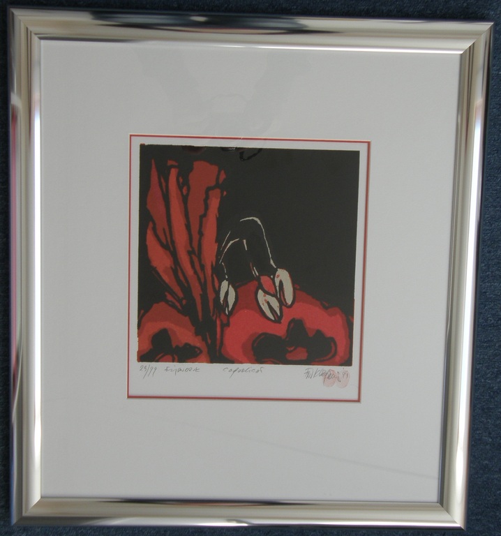 Fon Klement: Boardsnede, potlood gesigneerd kopen? Bied vanaf 200!