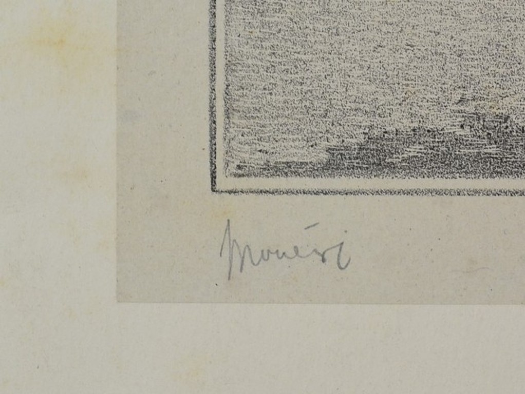 Simon Moulijn, litho, villa in park kopen? Bied vanaf 50!