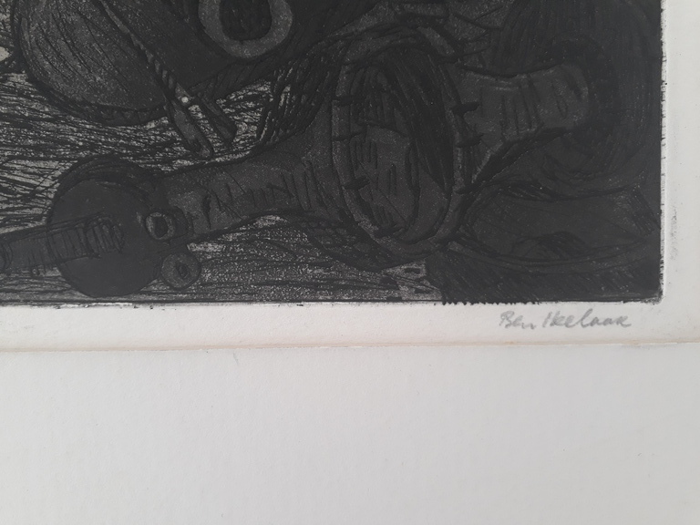 Ben Ikelaar: Aquatint autowrakken Du Suare kopen? Bied vanaf 50!