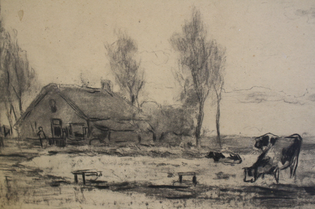 JH WEISSENBRUCH - KOEIEN in het LAND bij de HOEVE verkocht voor € 45!