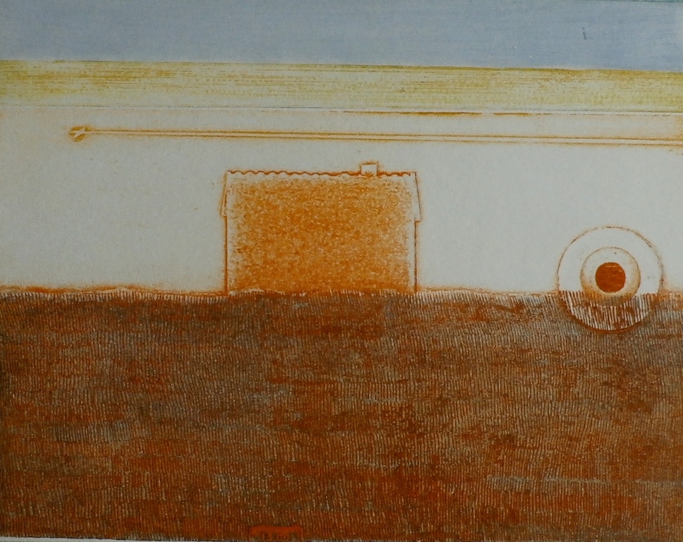 Eduard Flor - ets: huis - 1971 verkocht voor € 50!