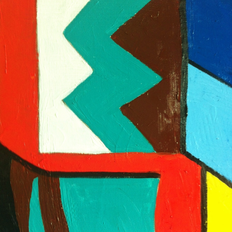 "Multi C Geom..." John Foppen - Olieverf op 3D Canvas - Unica- 2016. kopen? Bied vanaf 229!