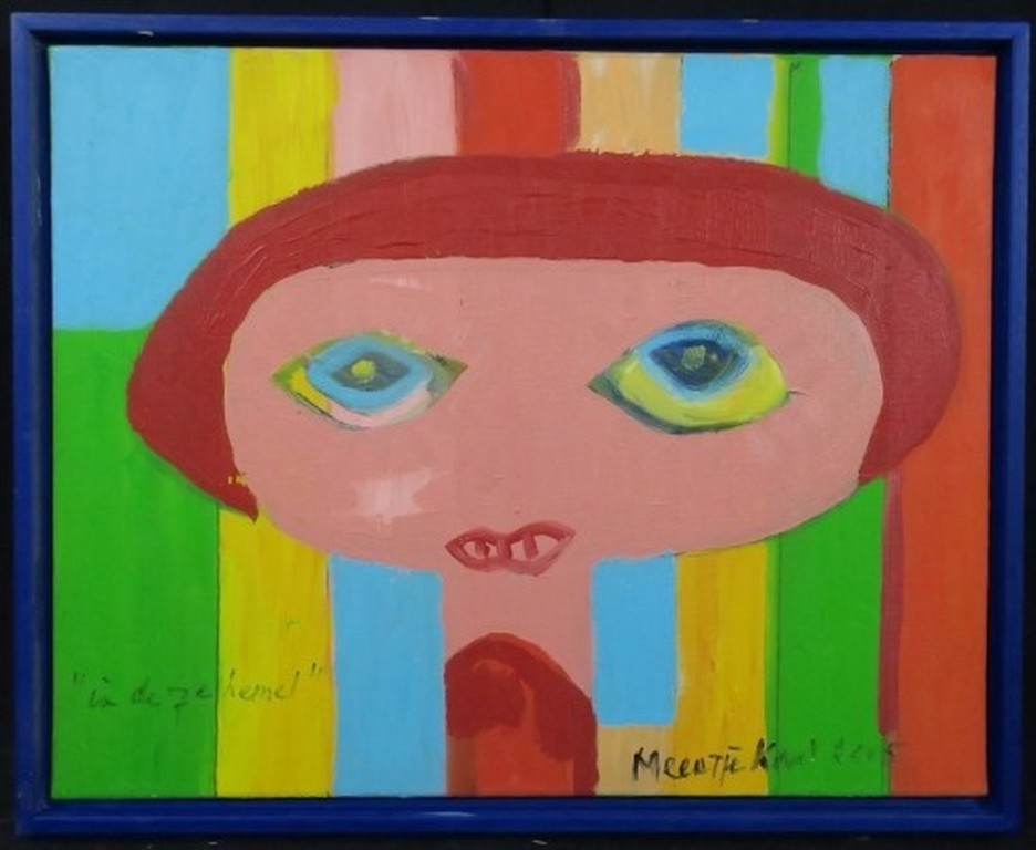 Meertje Kaal: Acryl op doek, in de 7e hemel - Ingelijst kopen? Bied vanaf 1!