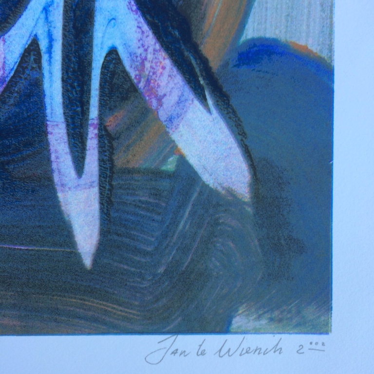 Jan te Wierik, zeefdruk op papier, Titel: " Masker " kopen? Bied vanaf 75!