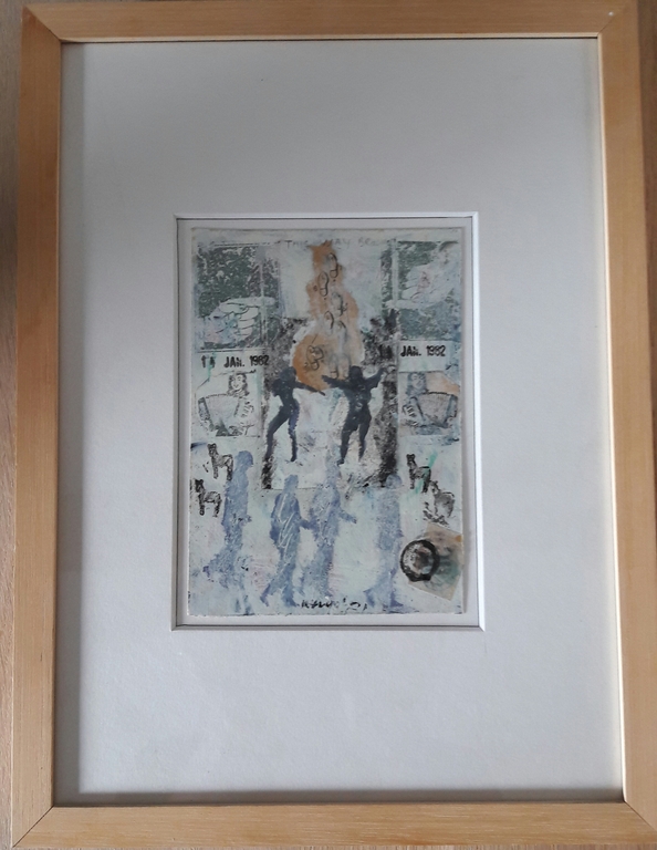 A . Snijders, zonder titel , origineel werk. verkocht voor € 50!