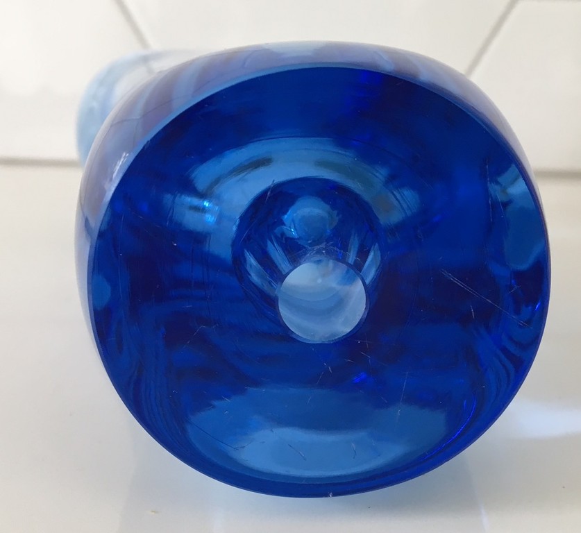 Miloslav Klinger (Zelezny Brod Sklo, ZBS) - Lichtblauwe vaas kopen? Bied vanaf 35!