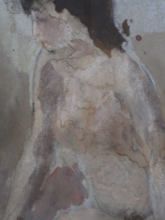 sfeervol impress. aquarel "vrouwelijk naakt" van Gerard de Wit (1931-2010)  kopen? Bied vanaf 1!