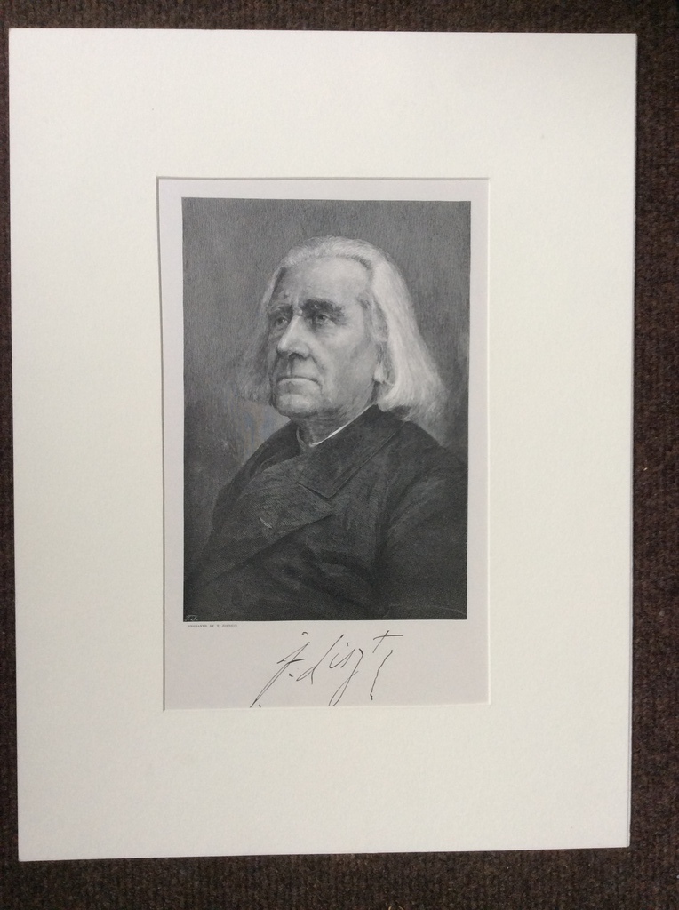 T.Johnson - Franz Liszt - gravure kopen? Bied vanaf 1!