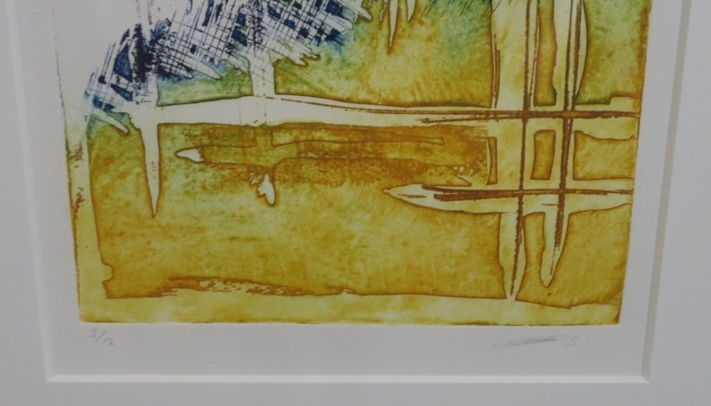 Olivier Beijn: Ets, Z.T. - Ingelijst kopen? Bied vanaf 35!