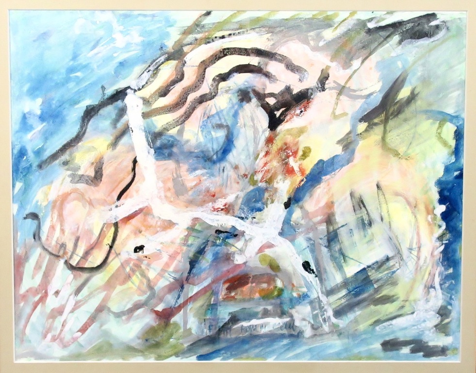 Joyce Bloem: Gouache, Pommepeau - Ingelijst kopen? Bied vanaf 1!