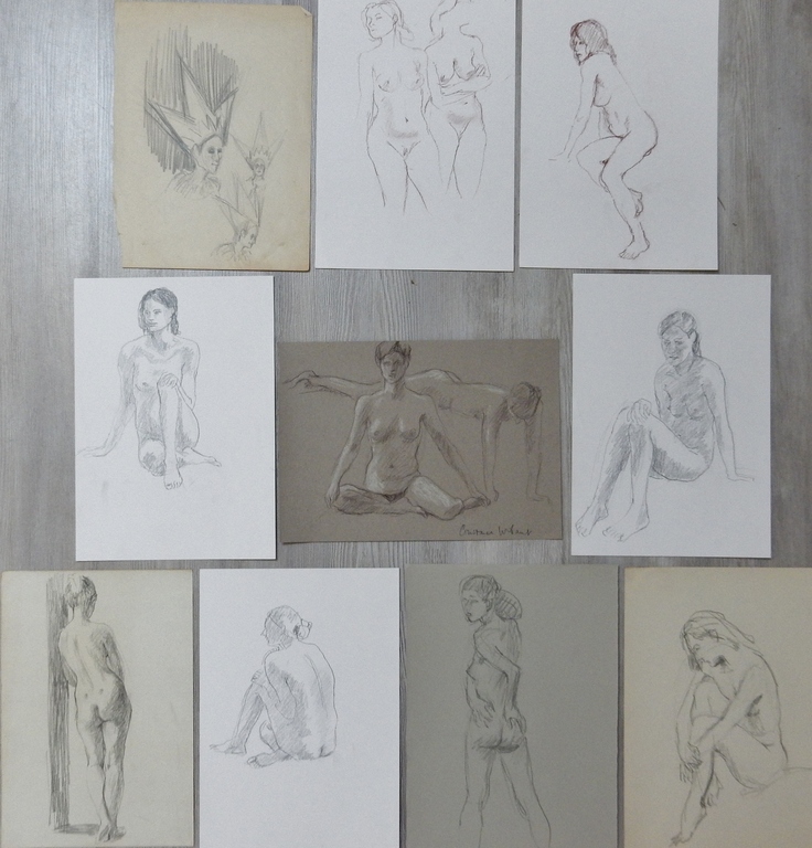 Constance Wibaut (1920-2014) - serie naakten 10x kopen? Bied vanaf 50!