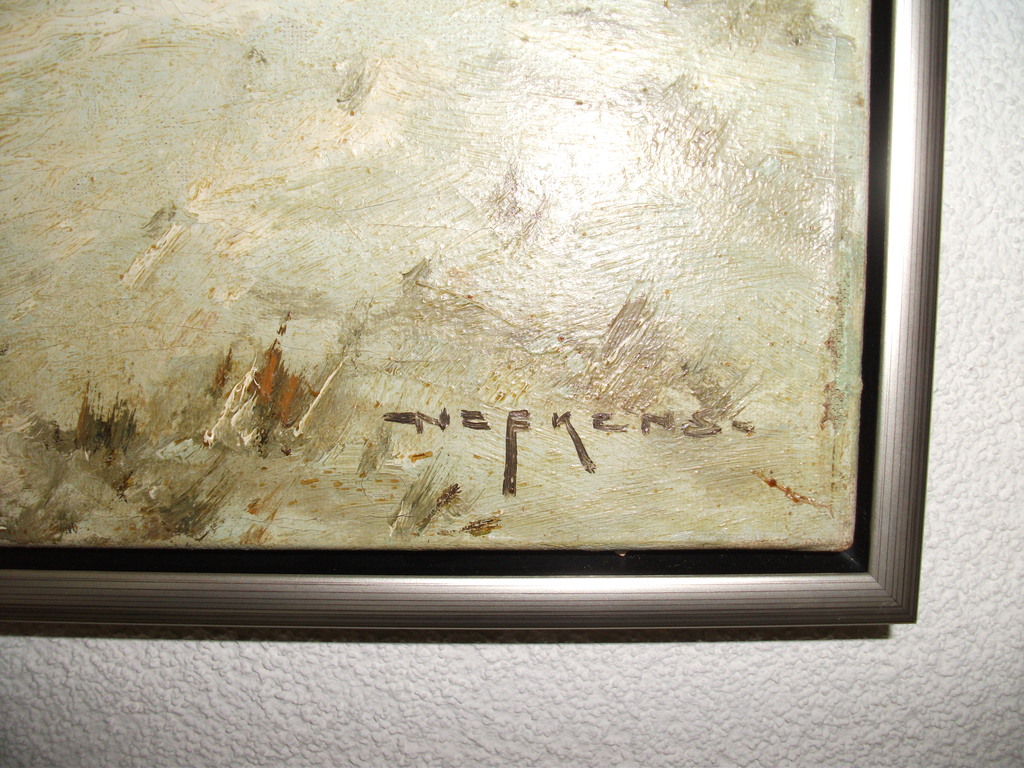 Martinus J Nefkens, Molen in Winterlandschap kopen? Bied vanaf 125!