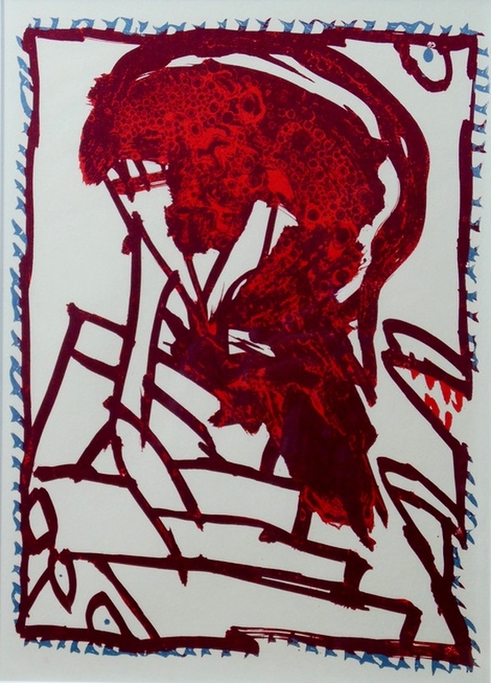 Pierre Alechinsky - Kleurenlitho - 1988 kopen? Bied vanaf 175!