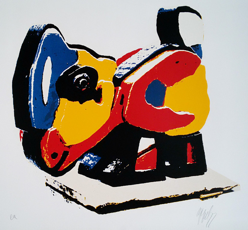 Karel Appel - De Kip, handgesigneerde zeefdruk (groot) kopen? Bied vanaf 700!