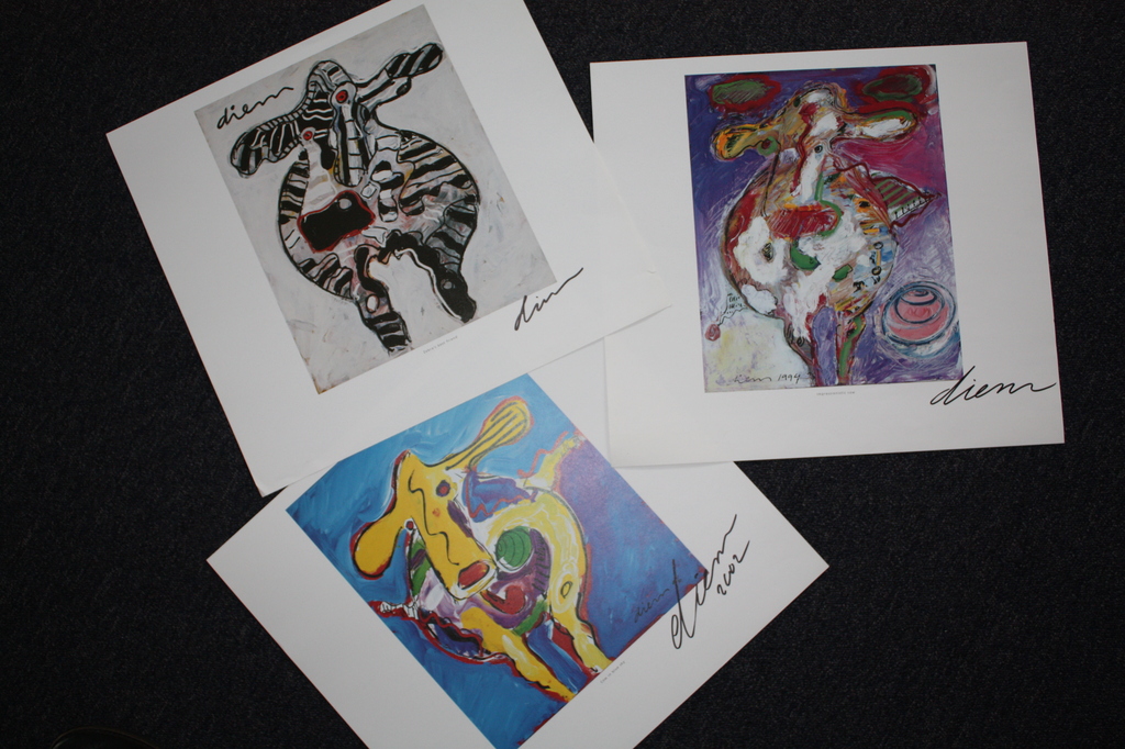 Peter Diem - Gesigneerde Artprints - 3 stuks kopen? Bied vanaf 10!