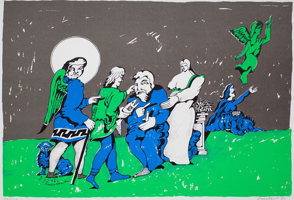 Lucebert, En hij opende hem de ogen, INGELIJST kopen? Bied vanaf 159!