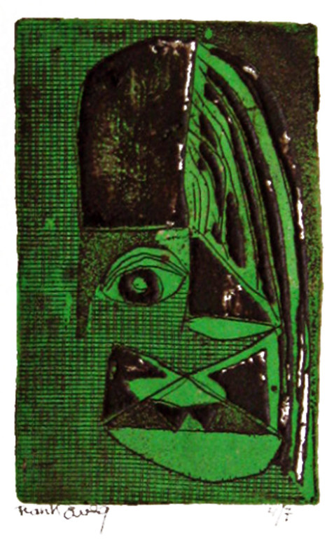 Frank Eweg - kleurenets op buetten, 1983. Oplage 4/7 kopen? Bied vanaf 10!