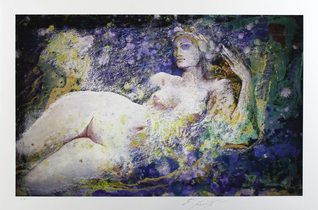 ERNST FUCHS -Prachtige Kleuren Giclee op Baumwoll Papier - Europa '' Handgesigneerd ! - Nr. 7 van 300 kopen? Bied vanaf 75!