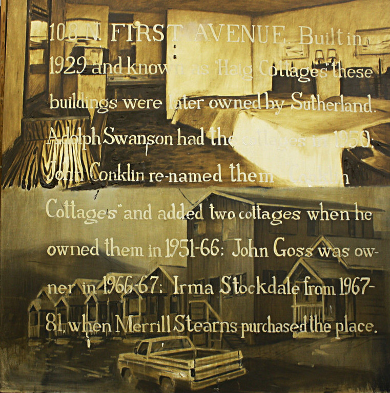 Hein Vandervoort – 108 N. First Avenue, olieverf op doek (zeer groot) verkocht voor € 50!