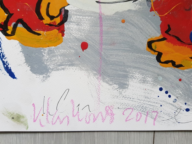Peter Klashorst - origineel werk - serie Mickey Mouse i.c.m. serie Dagobert Duck kopen? Bied vanaf 1!
