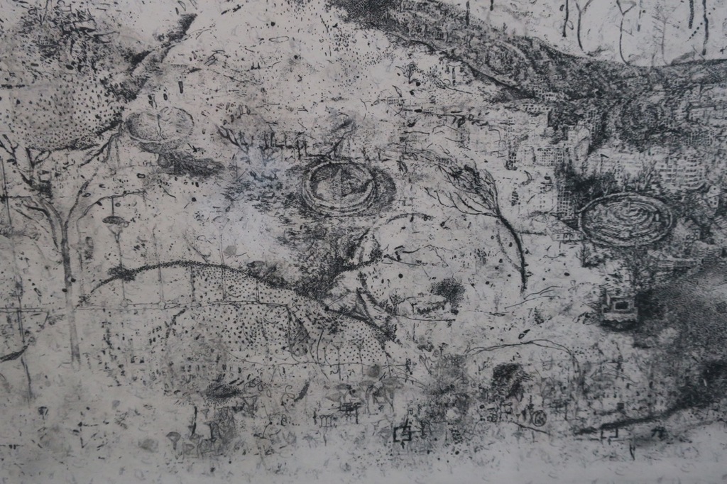 Onbekend gesigneerd: Ets, Intaglio Mecmo - Ingelijst (Zeer groot) kopen? Bied vanaf 50!