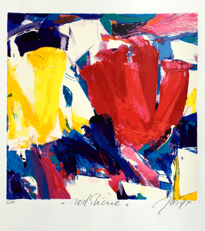 JAS - Red Shine - gesigneerde zeefdruk - oplage 100 ex. - 1994 kopen? Bied vanaf 40!