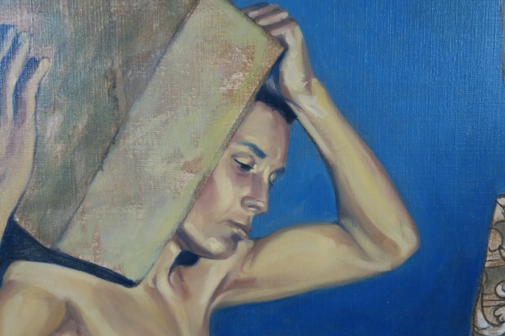 Valentin Bakardjiev: Olieverf op doek, The Collector (Groot) kopen? Bied vanaf 250!