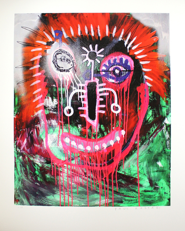 Paul Kostabi, Giclee, "Grand fabulous", groot formaat! kopen? Bied vanaf 50!