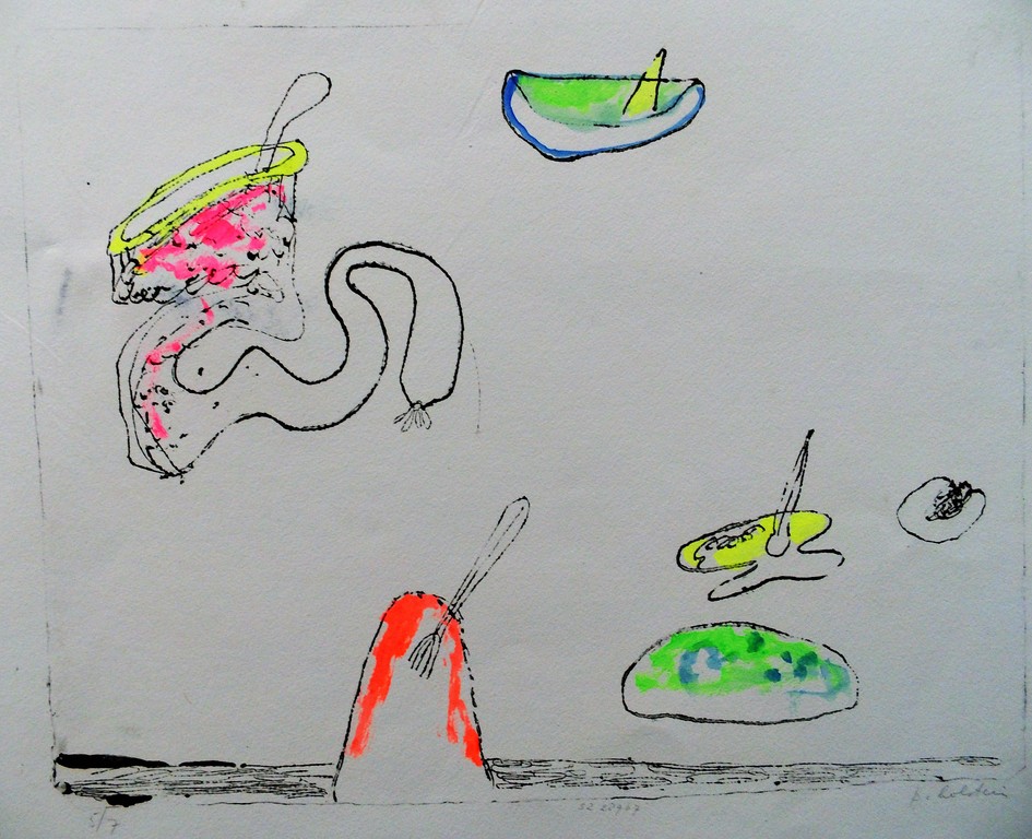 Pieter Holstein--ingekleurde ets--z.t. verkocht voor € 55!