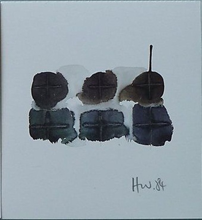Wolfgang Heuwinkel: Lithografie 3D, Abstracte Compositie II kopen? Bied vanaf 7!